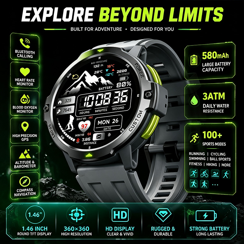 Timex Watches Smartwatch - 블루투스 스마트워치 나침반 스포츠 모드 정보