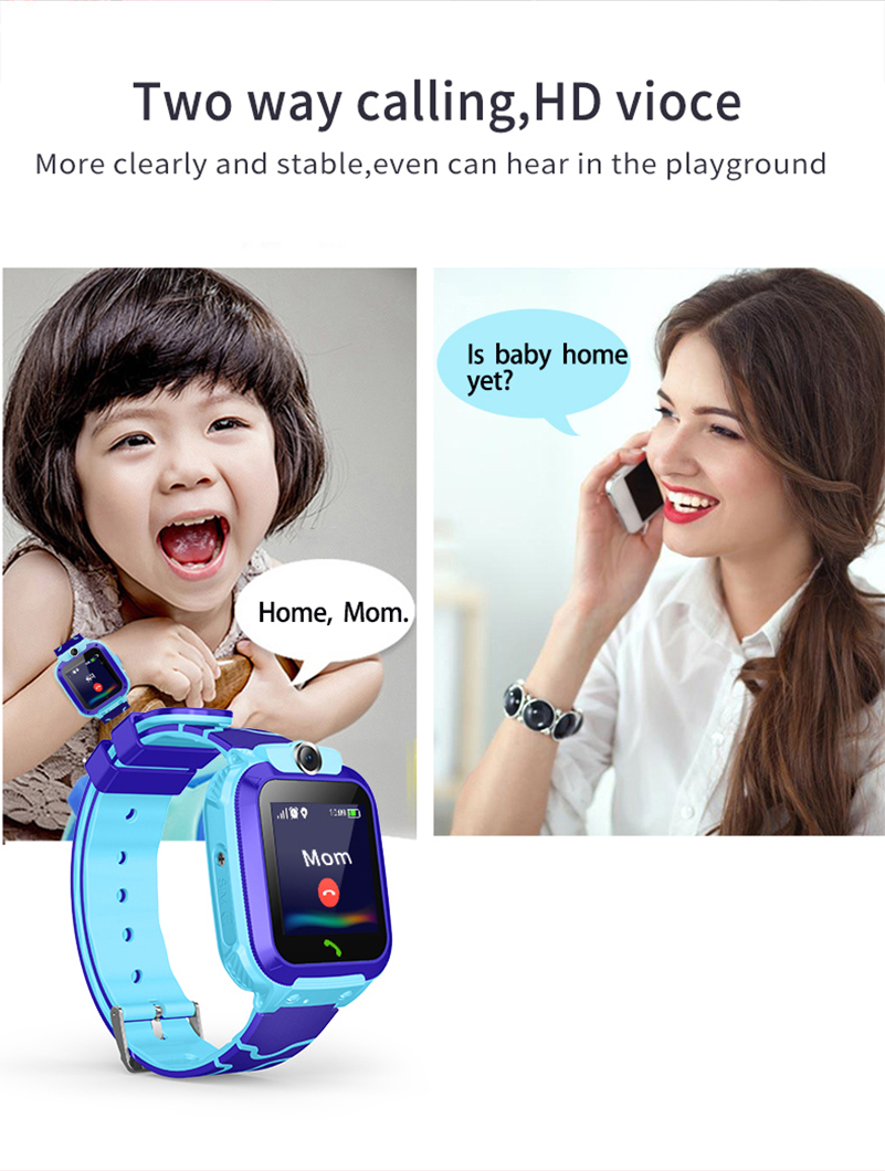 Smartwatch Watches For Kid Boy With Alarm - 2026 방수 스마트워치 키즈 SOS GPS