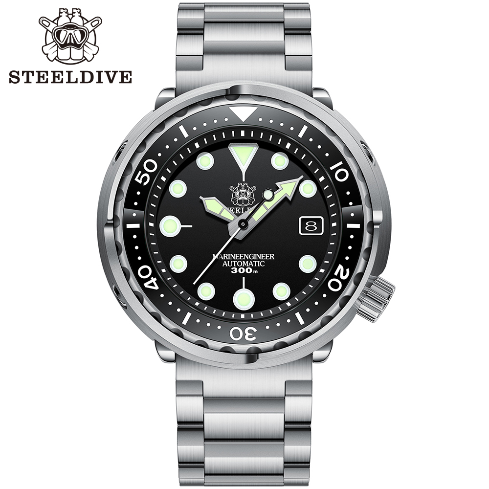 Seiko Watch Prospex - STEELDIVE 공식 패션 참치 시계, 자동