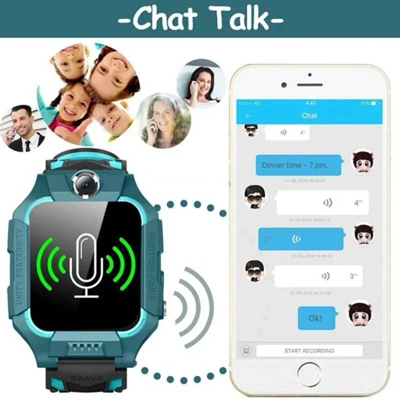 레노버 키즈 스마트워치 방수 SOS SIM 카드 통화  - Smartwatch Watches For 12 Year Old Boy 리뷰 및 가격