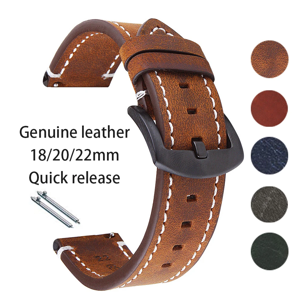 롤렉스 시계용 레트로 정품 가죽 시계 스트랩, 세이코  - Watches Rolex Smartwatch 리뷰 및 가격