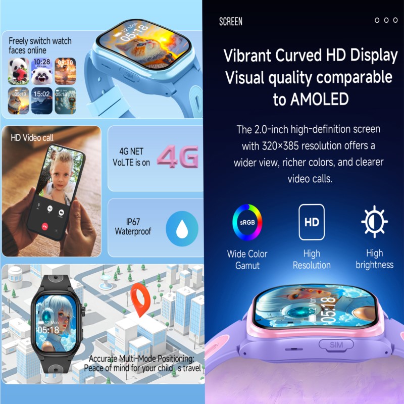 키즈 스마트워치 4G GPS WIFI 영상통화 앱 다운 - Smartwatch Watches For 12 Year Old Boy 리뷰 및 가격