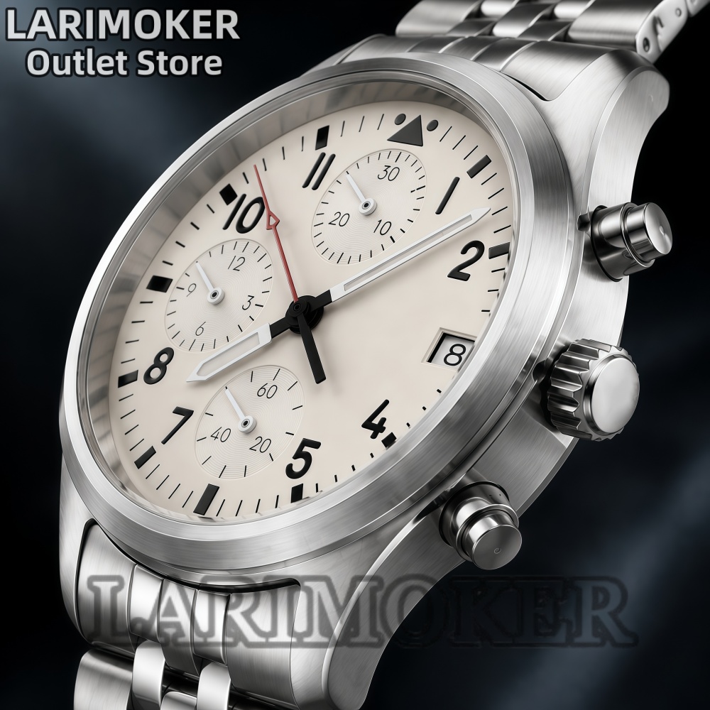 LARIMOKER 38MM VK67 메카 쿼츠 파일럿  - Timex Watches Smartwatch 리뷰 및 가격