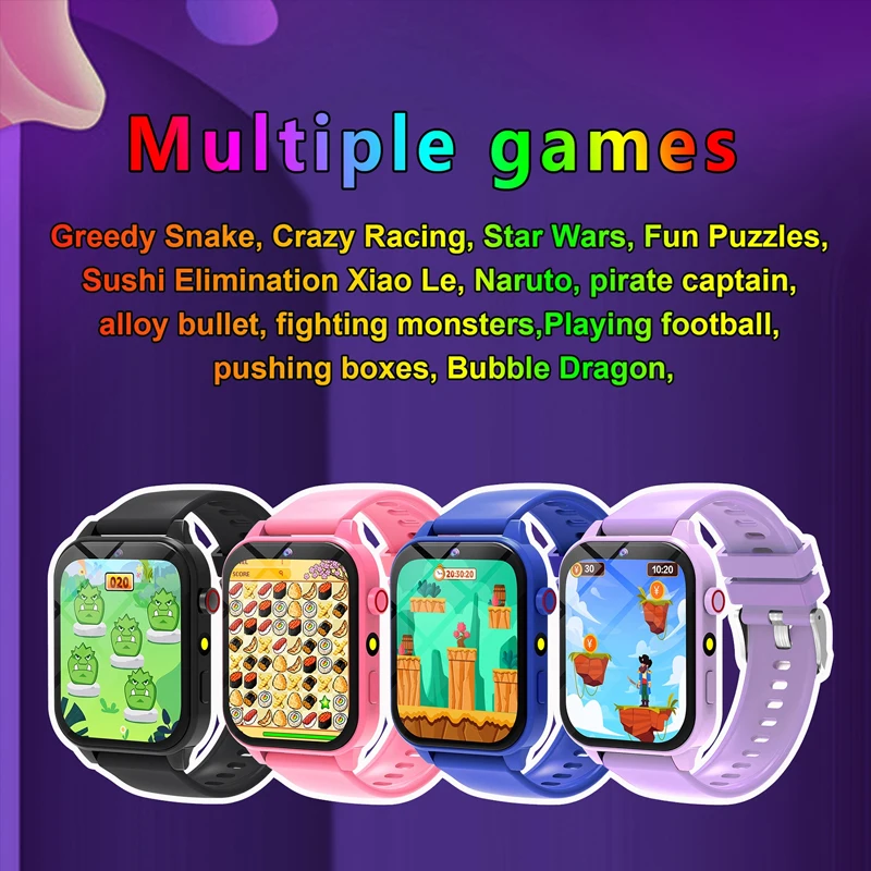 어린이 게임 스마트 시계 손전등 방수 HD 카메라 수면 - Smartwatch Watches For Kid Boy With Alarm 리뷰 및 가격