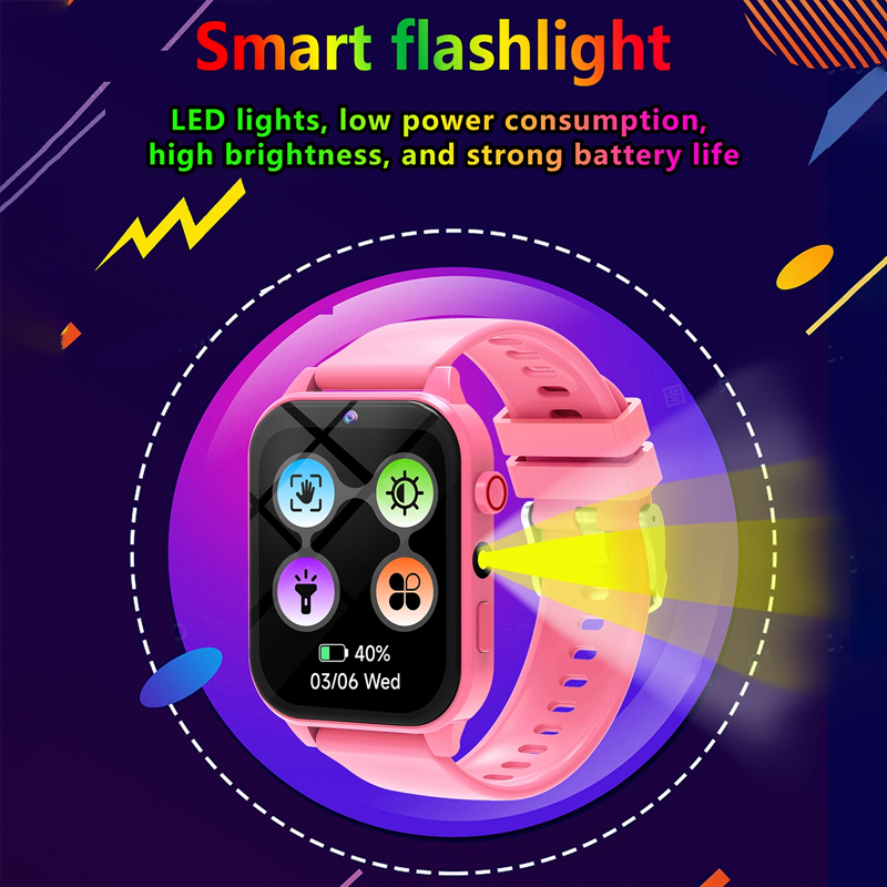 어린이 게임 스마트 시계 손전등 방수 HD 카메라 수면 - Smartwatch Watches For Kid Boy With Alarm 리뷰 및 가격