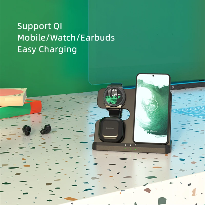 삼성 갤럭시 워치, 버즈, 휴대폰용 3 in 1 충전기 - Watches Smartwatch Samsung 리뷰 및 가격