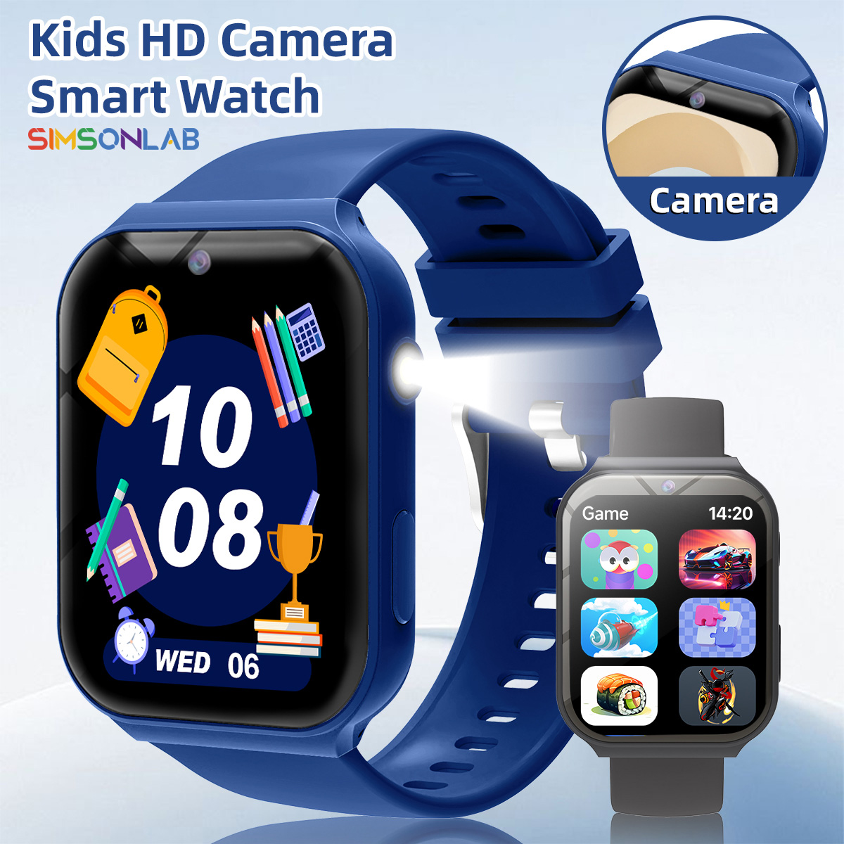 어린이 학습용 카메라, 플래시, 멀티 게임, 계산기 기 - Smartwatch Watches For 12 Year Old Boy 리뷰 및 가격