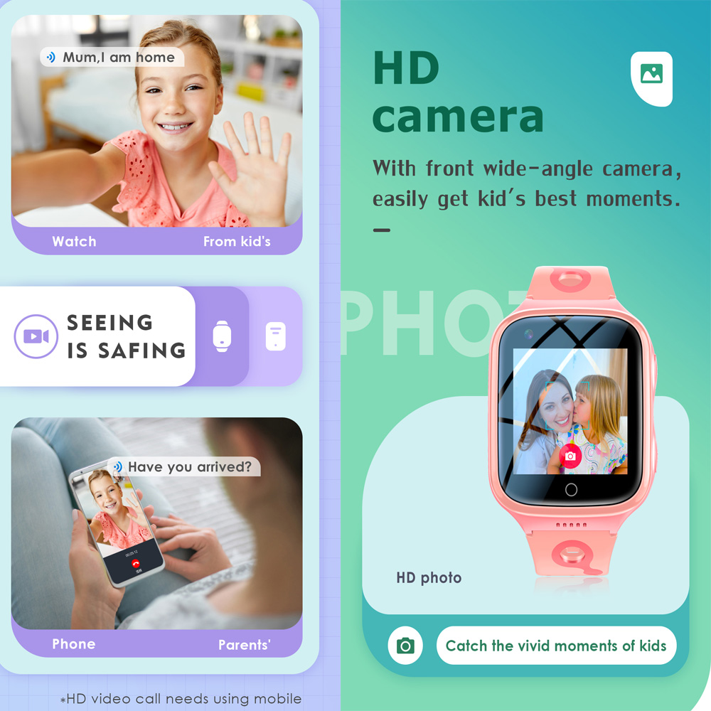 4G 스마트워치 키즈 GPS WiFi 비디오 음성 통화 - Smartwatch Watches For Kid Boy With Alarm 리뷰 및 가격