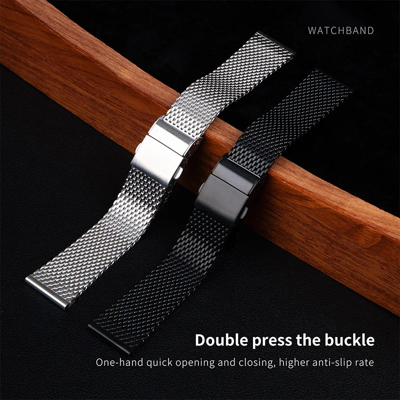 유니버설 316L 스테인리스 스틸 밀라니즈 우븐 시계줄 - Tissot Watches Smartwatch 리뷰 및 가격