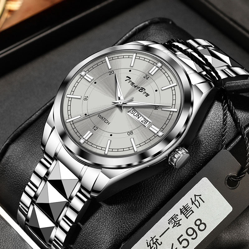 남자 시계 패션 트렌드 야간 조명 방수 달력 스테인레스 - Smartwatch Trending Watches For Men 리뷰 및 가격