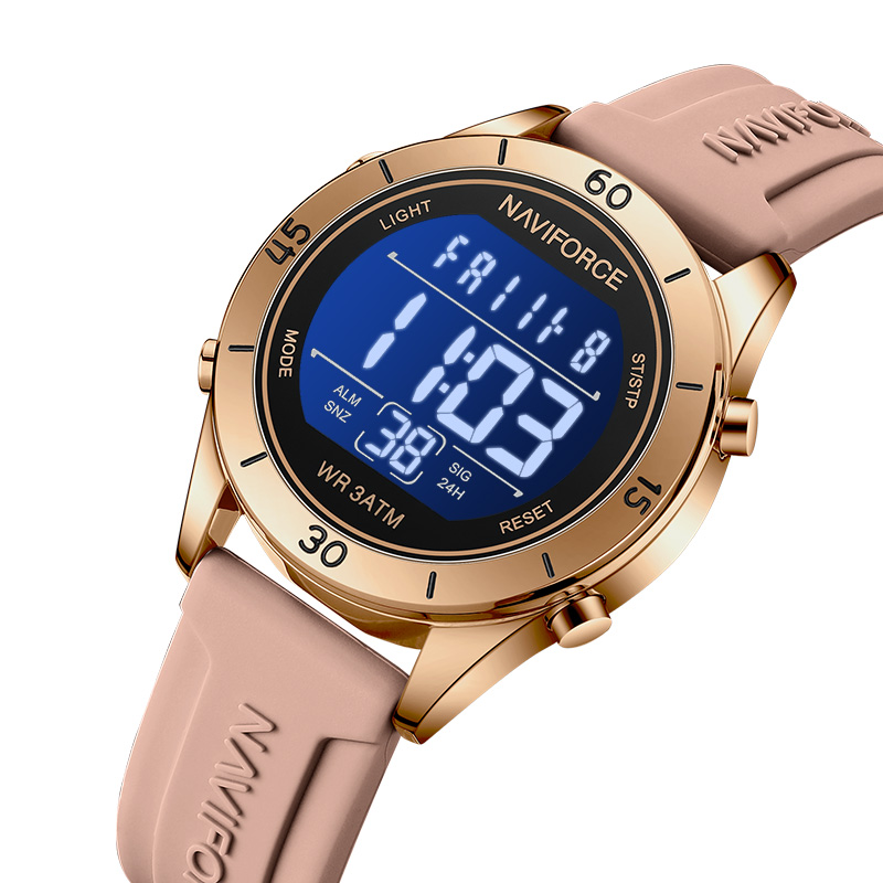 여성용 NAVIFORCE 시계 패션 스포츠 방수 Lcd - Silicone Sport Band 리뷰 및 가격