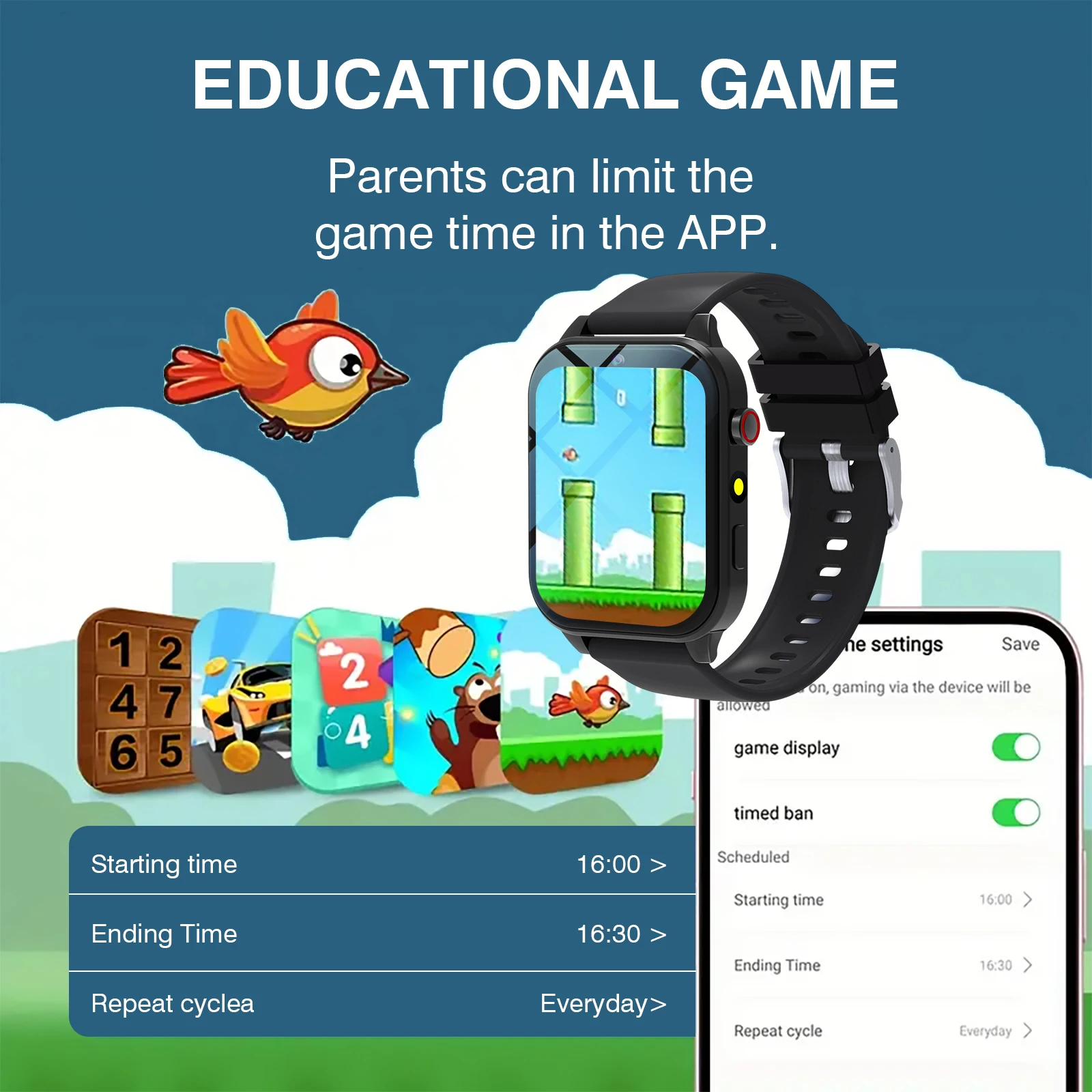 어린이용 스마트 시계 18개 게임 카메라 방수 손전등  - Smartwatch Watches For Kid Boy With Alarm 리뷰 및 가격