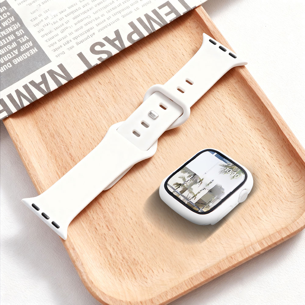 애플 워치 밴드 44mm 40mm 45mm 41-46  - Silicone Sport Band 리뷰 및 가격