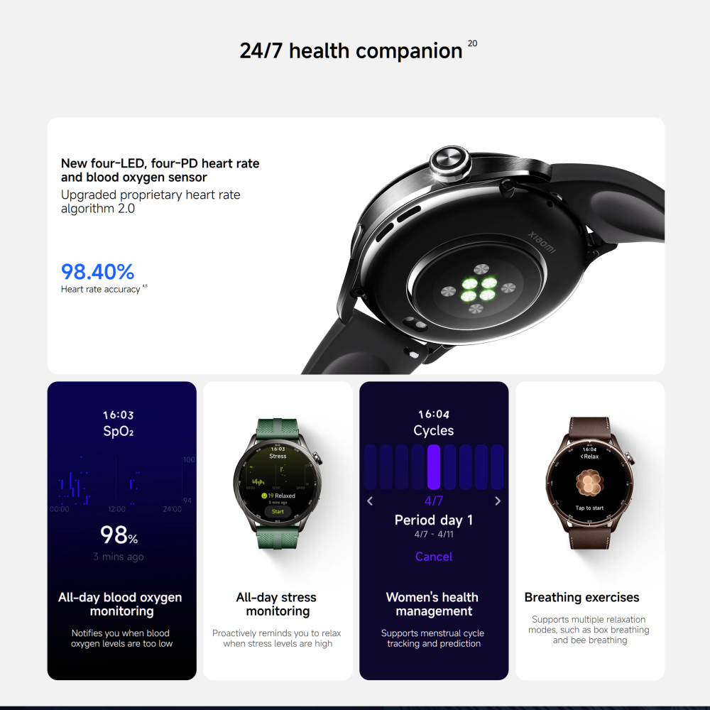 글로벌 버전 샤오미 워치 S5 샤오미 하이퍼OS 3 1 - Timex Watches Smartwatch 리뷰 및 가격
