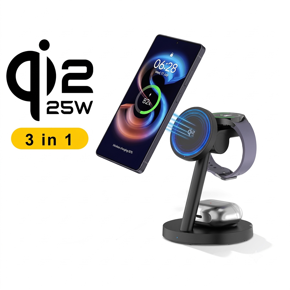 Qi2.2 25W 마그네틱 고속 무선 충전 도크(45W - Watch Charging Dock 리뷰 및 가격
