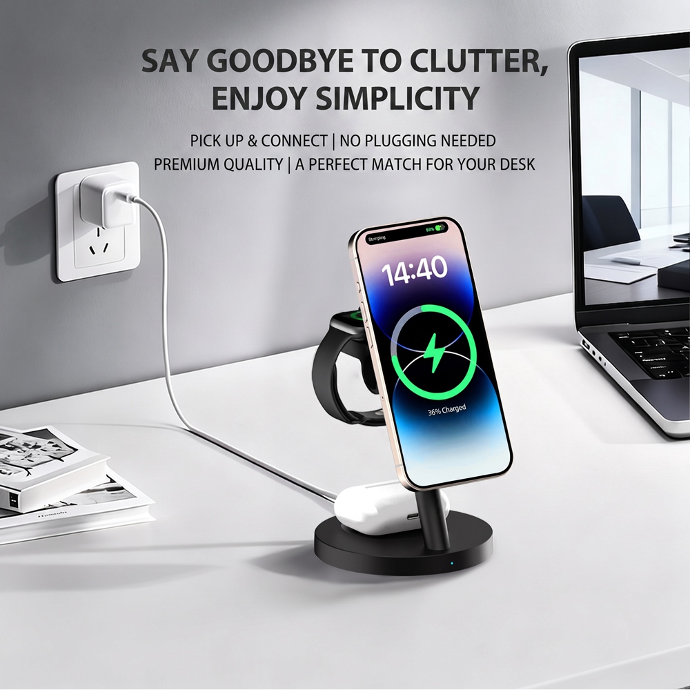 Qi2.2 25W 마그네틱 고속 무선 충전 도크(45W - Watch Charging Dock 리뷰 및 가격