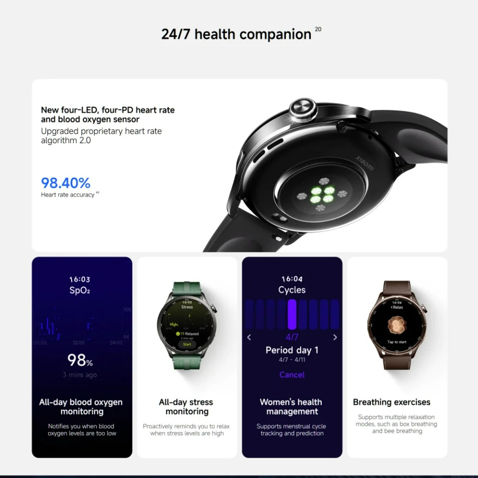 글로벌 버전 샤오미 워치 S5 스마트워치 여성용 스크린 - Timex Watches Smartwatch 리뷰 및 가격