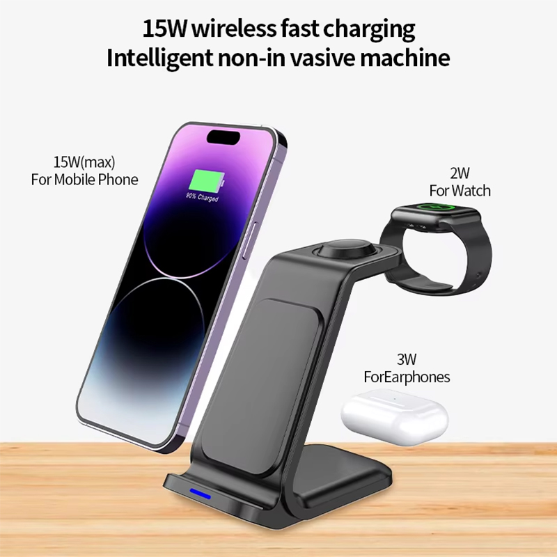 15W 3 in 1 무선 충전 스탠드 독 아이폰 삼성  - Watch Charging Dock 리뷰 및 가격