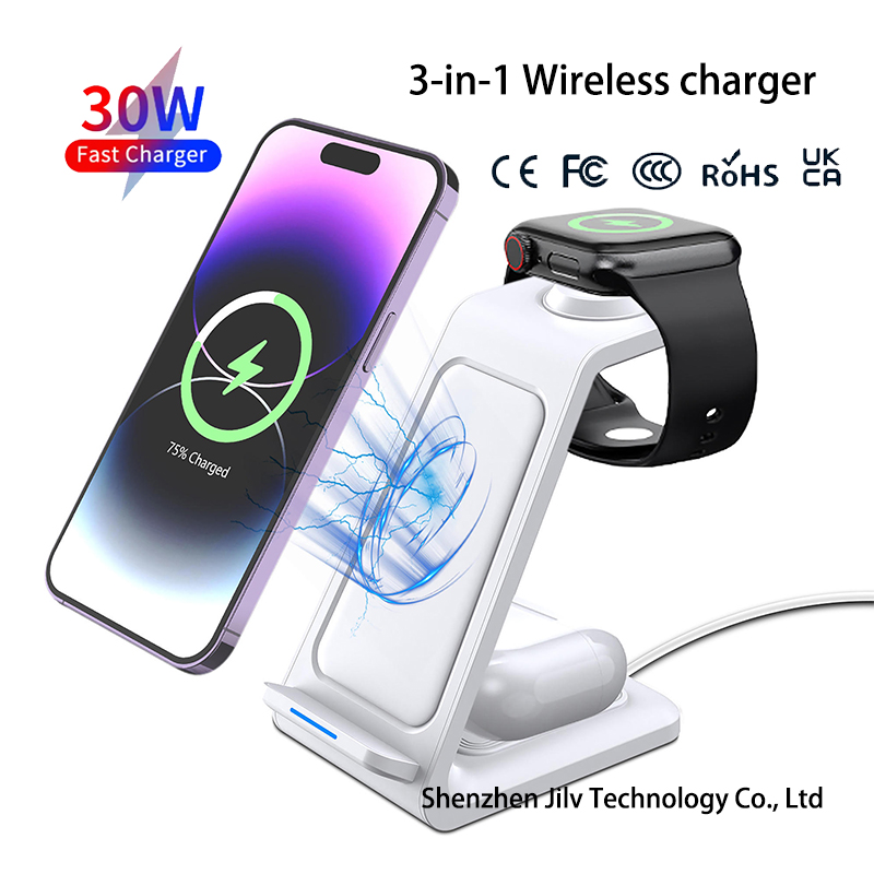 15W 3 in 1 무선 충전 스탠드 독 아이폰 삼성  - Watch Charging Dock 리뷰 및 가격